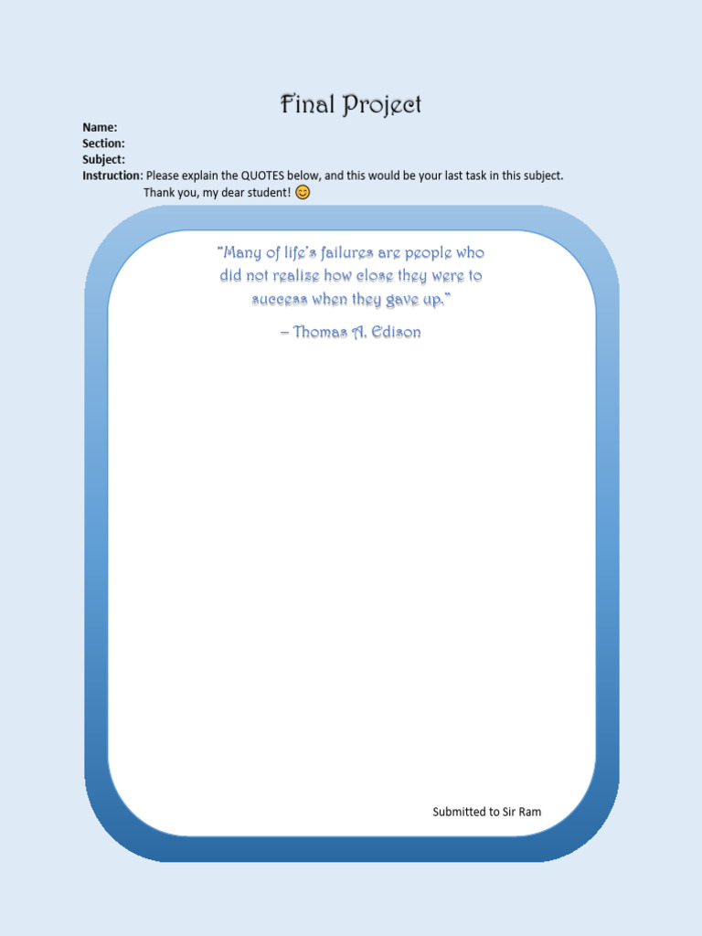 Final Project - Quotes | PDF