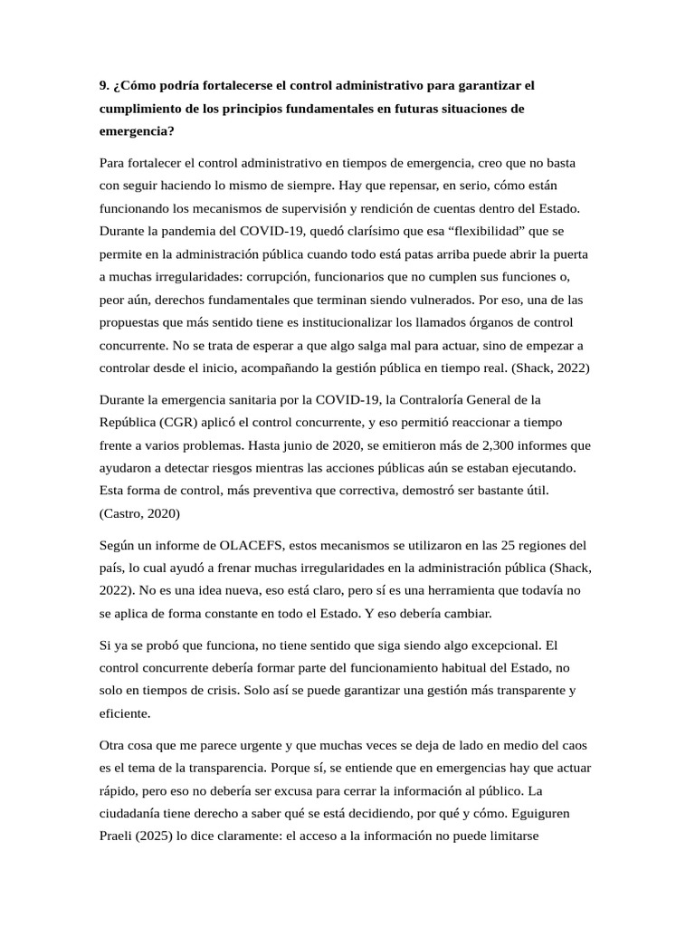 Fortalecimiento del Control Administrativo | PDF | Gobierno