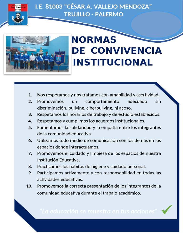 2 Normas de Convivencia 2024 CVM | PDF