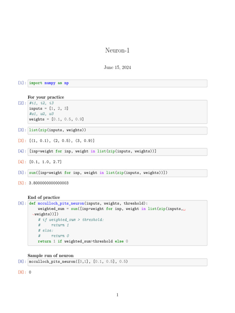 Neuron 1 | PDF