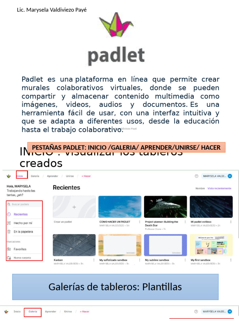 Guía Completa sobre Padlet y su Uso | PDF | Informática
