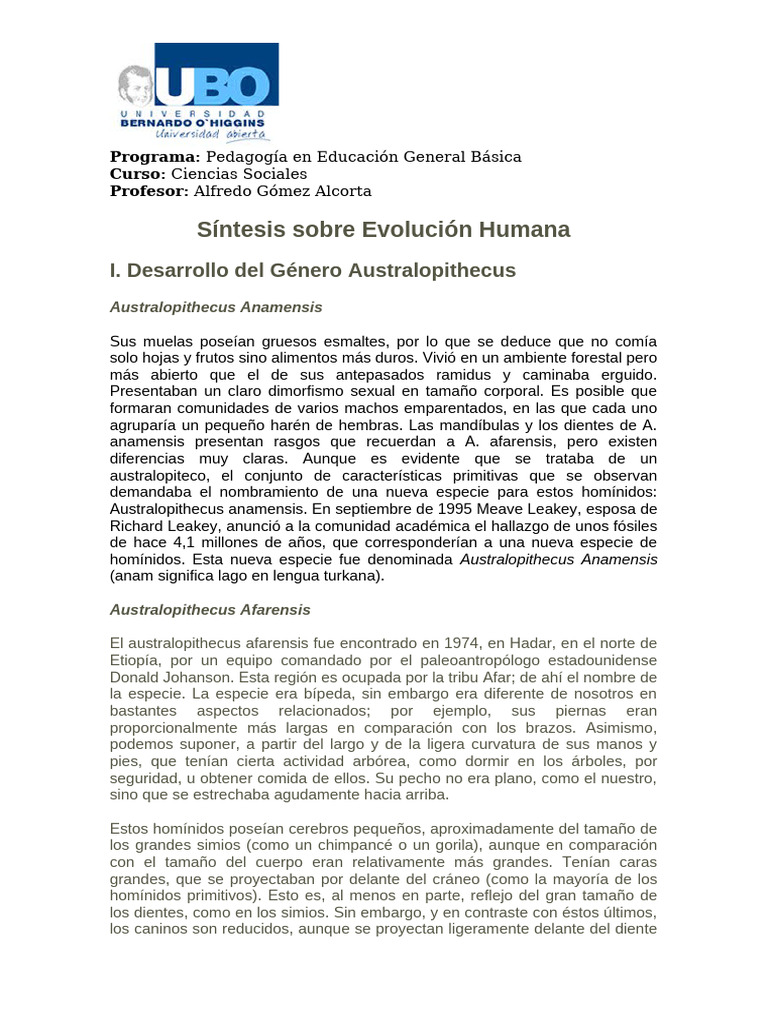 Altura de Australopithecus Garhi | PDF | neanderthal | Homo
