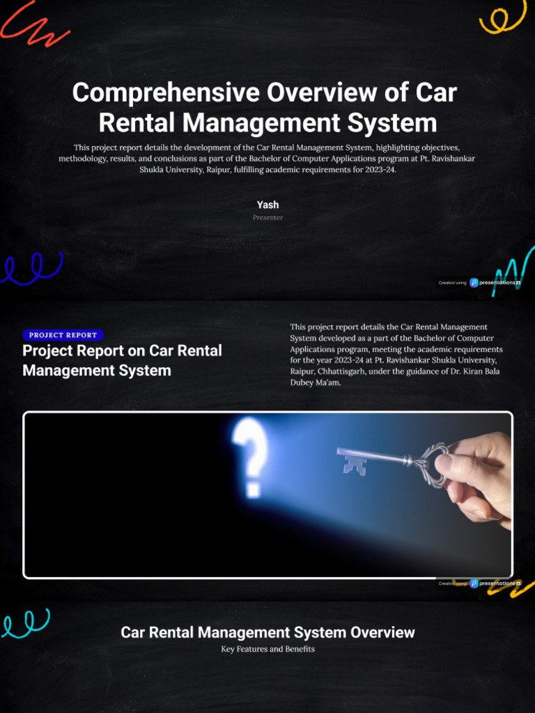 Car Rental System Project Report | PDF