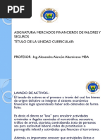 Etapas del Lavado de Activos | PDF | Lavado de dinero | Dinero