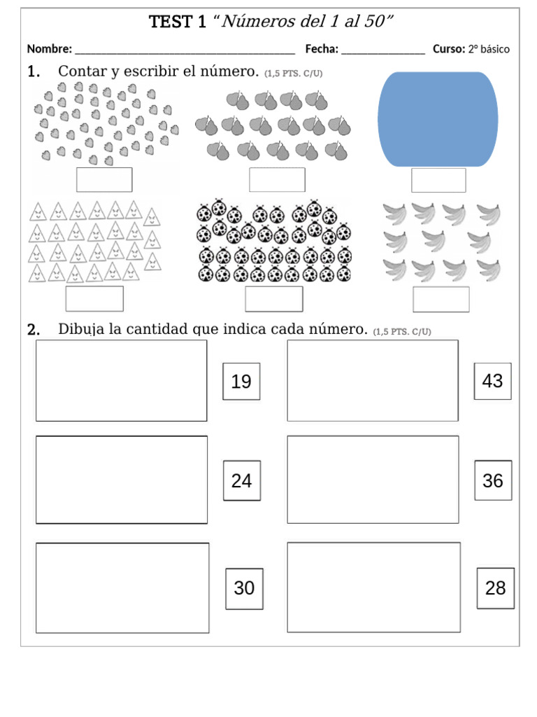 Test 1 2º | PDF