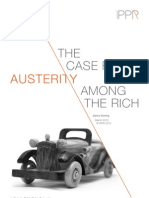 The Case For Austerity Among The Rich