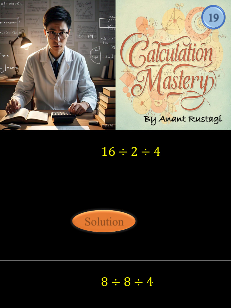 Division and Multiplication Solutions | PDF