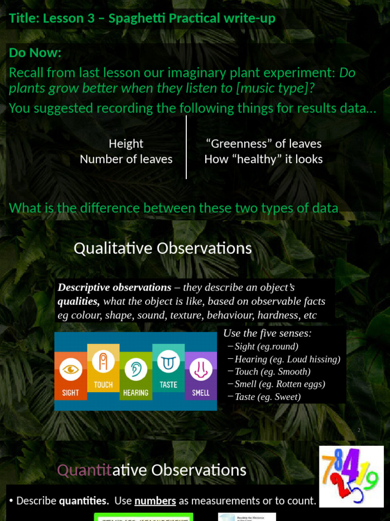 Quantitative and Qualitative Data | PDF
