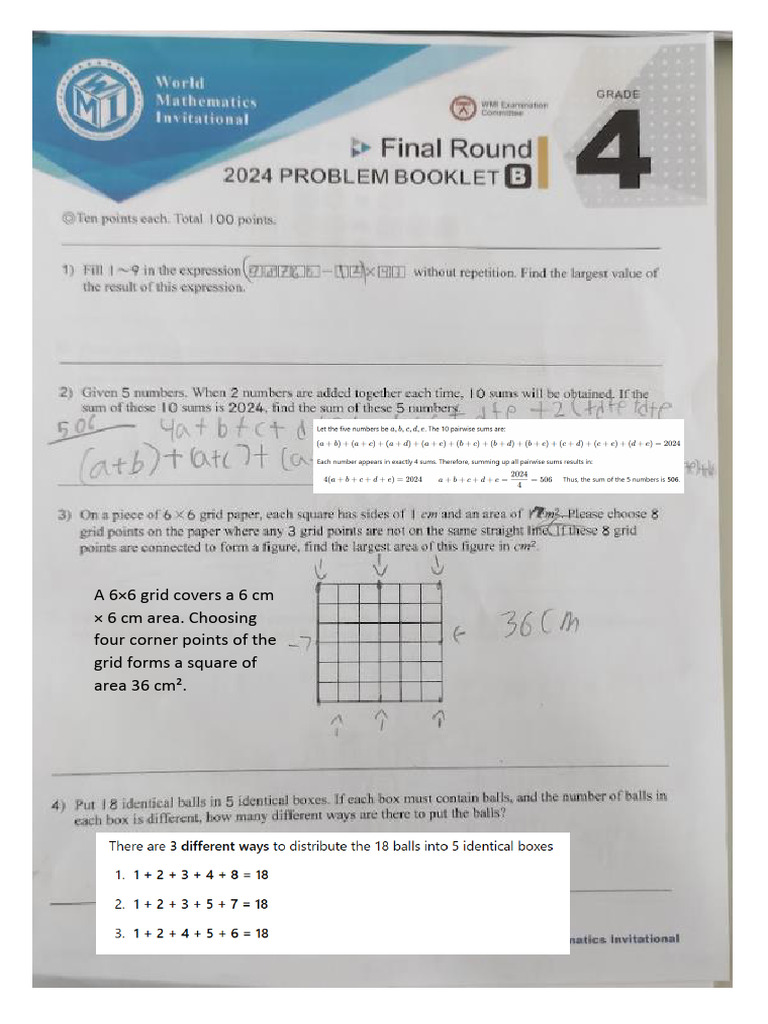 WMI Math | PDF