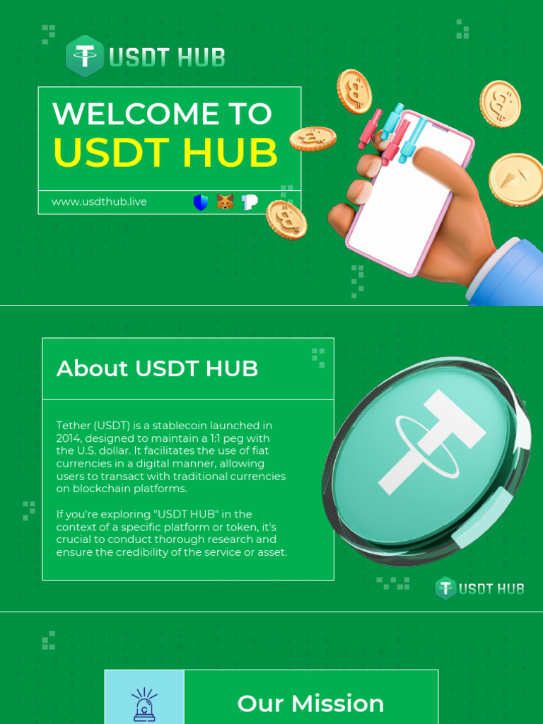 Usdt Hub | PDF | Cryptocurrency | Foreign Exchange Market