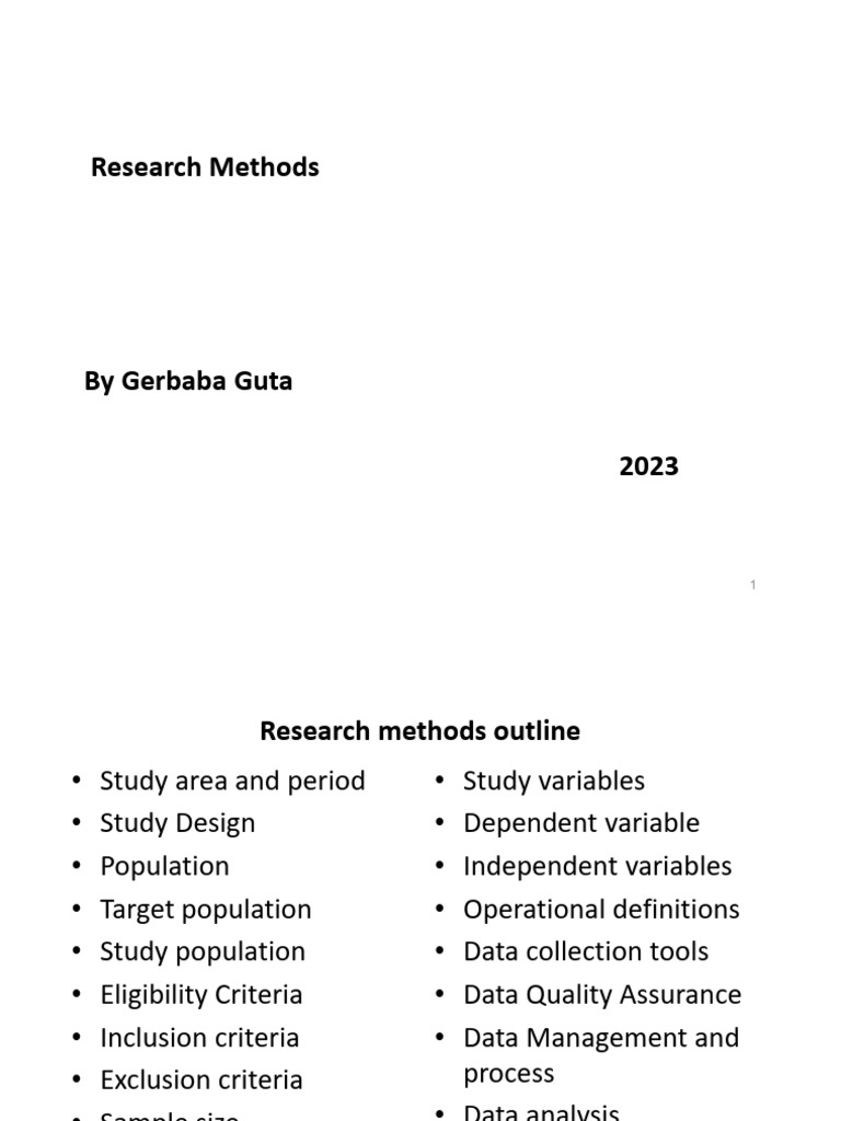 Comprehensive Research Methods Guide | PDF | Sampling (Statistics ...