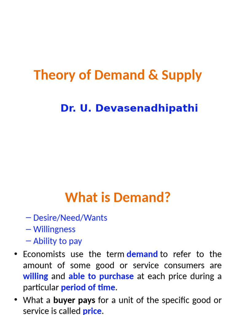 Demand and Supply Fundamentals Explained | PDF | Demand | Supply ...