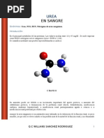 Urea en Sangre
