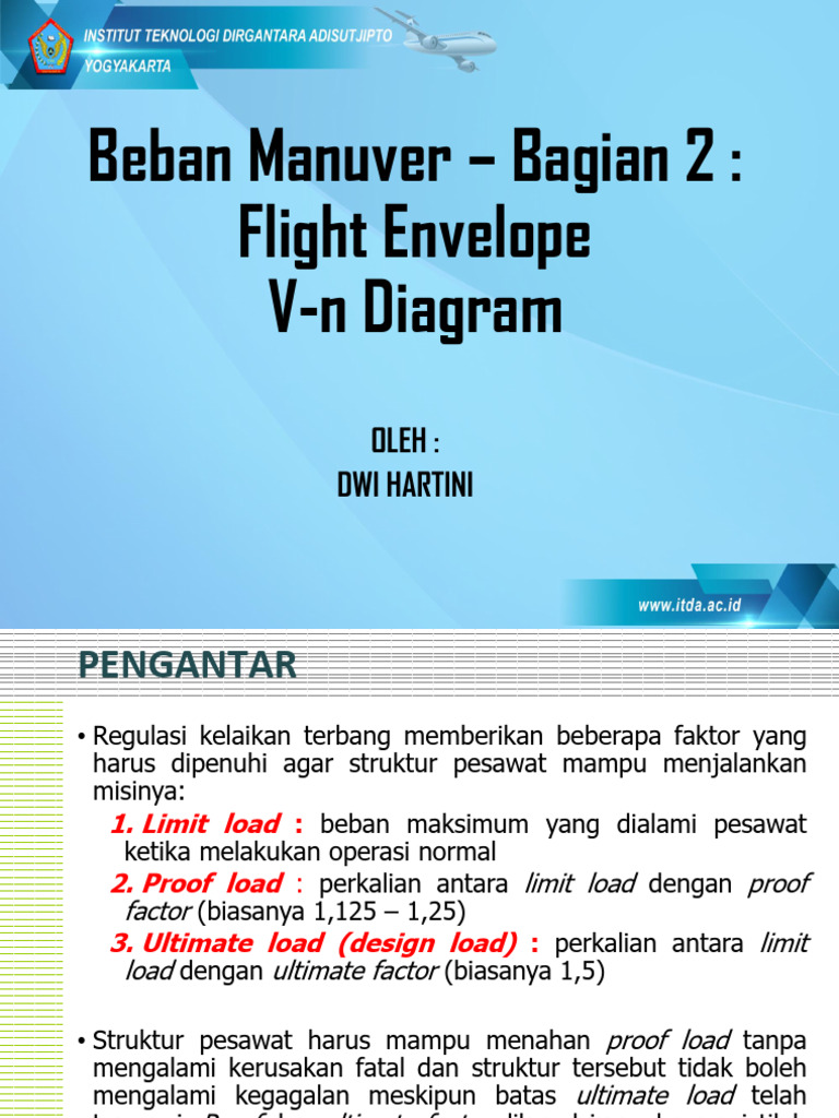Bab 5. Beban Manuver Flight Envelope v-n Diagram (Pertemuan 10-11) | PDF