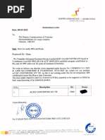 GR Waiver Request for Export Certificate | PDF