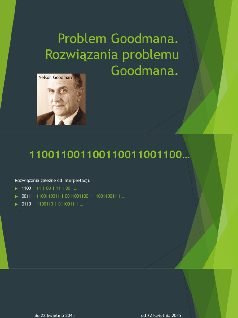 Problem Goodmana | PDF