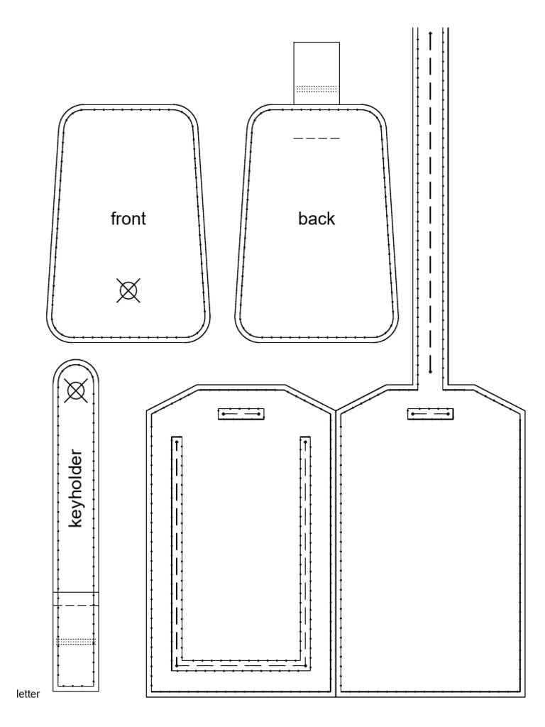 Bag Tag Keyholder | PDF
