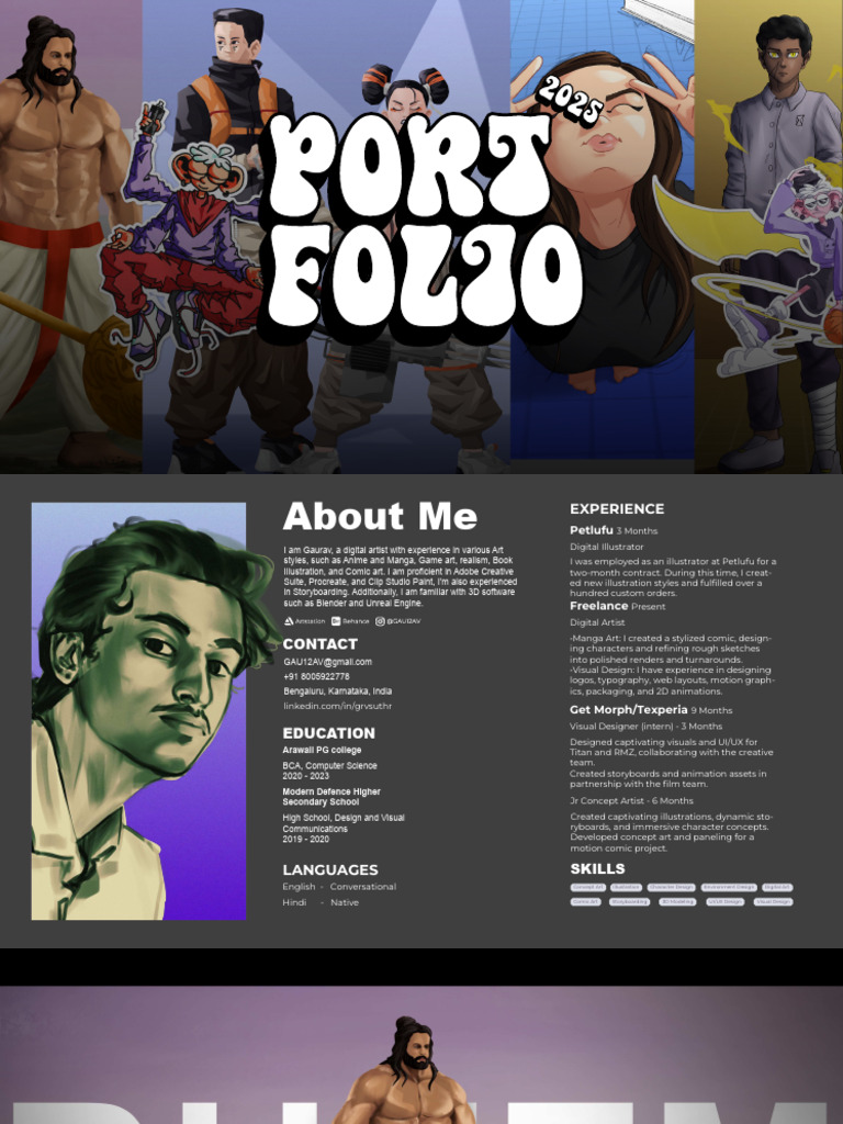 Digital Art Portfolio 2025 | PDF