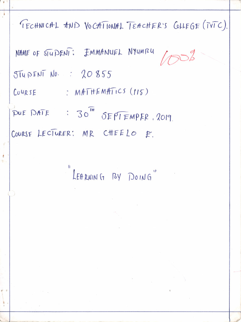 Maths 5 | PDF