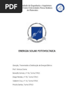 Energia Solar Fotovoltaica