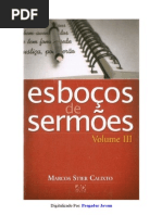 Esboços de Sermões Vol. 03 - Marcos Stier Calixto