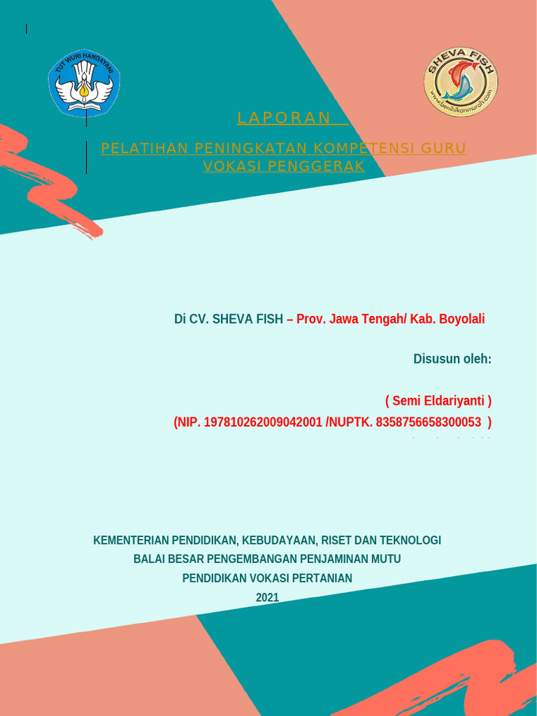 Pelatihan Guru Vokasi di Sheva Fish | PDF