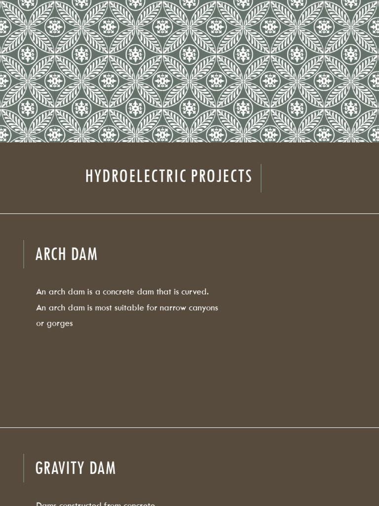 7 - Lec - Hydroelectric Projects | PDF | Dam | Hydrology