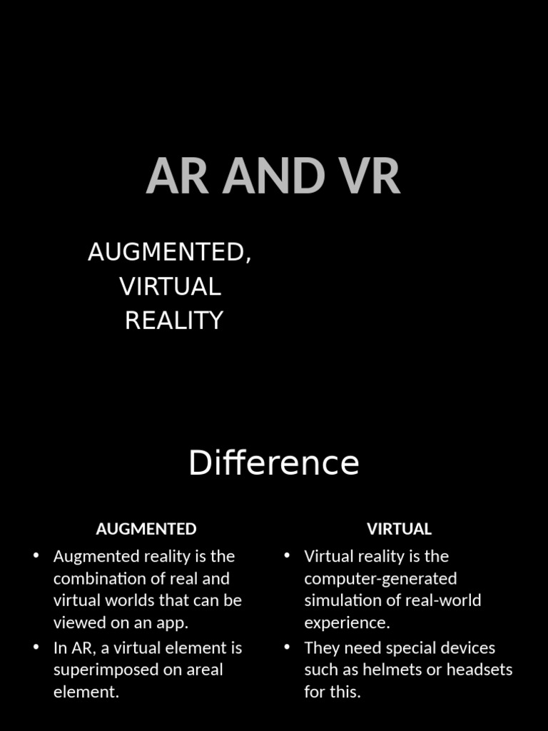 AR and VR Tvisha | PDF