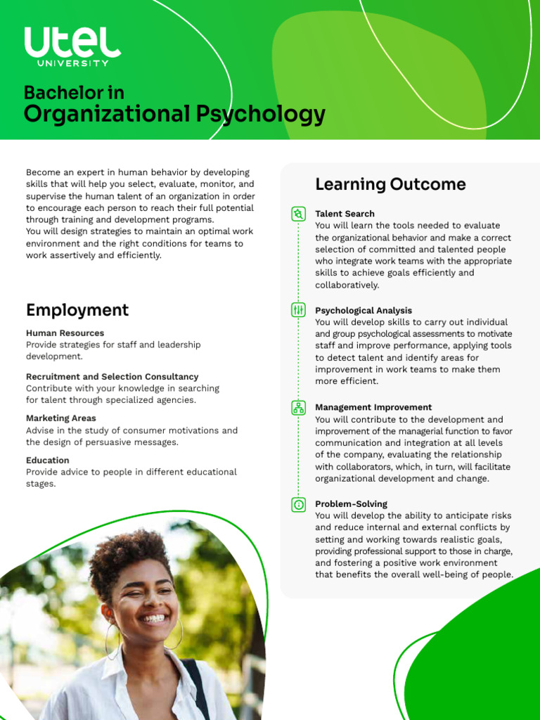 Bachelor in Organizational Psychology Program | PDF | Psychology ...