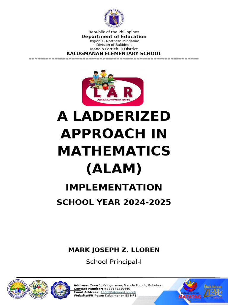 Kalugmanan Elementary School Math Program | PDF