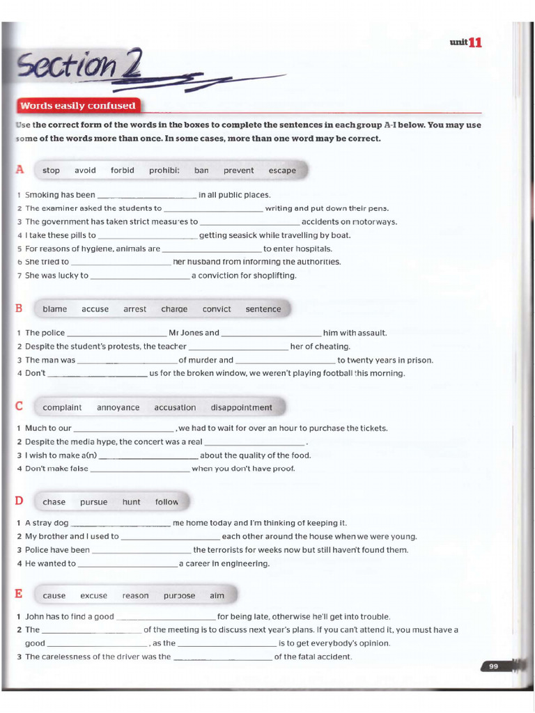 Words Easily Confused | PDF