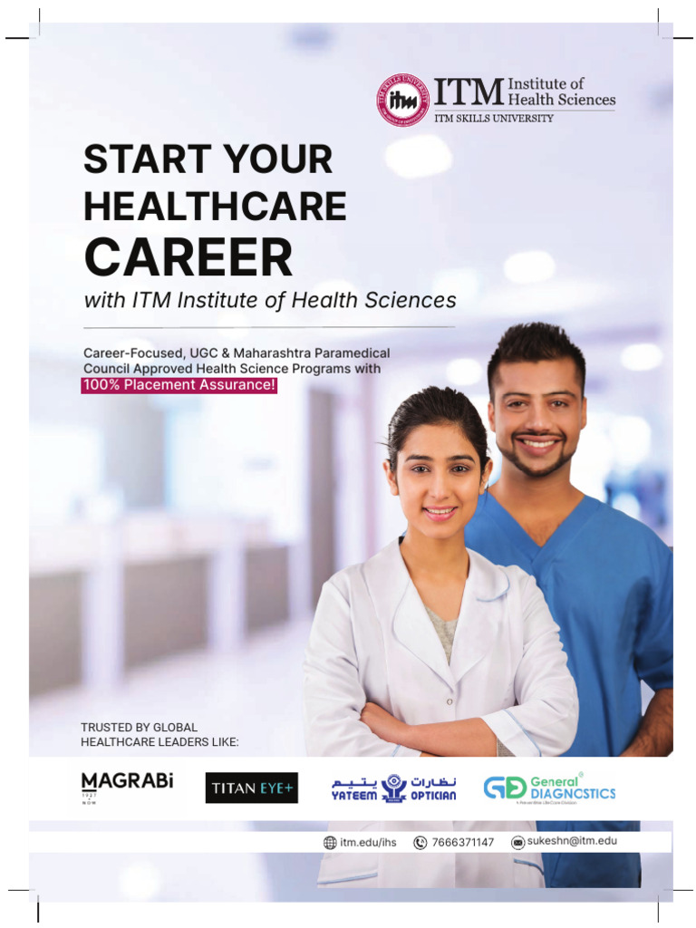 ITM Institute: Healthcare Career Programs | PDF | Optometry | Contact Lens