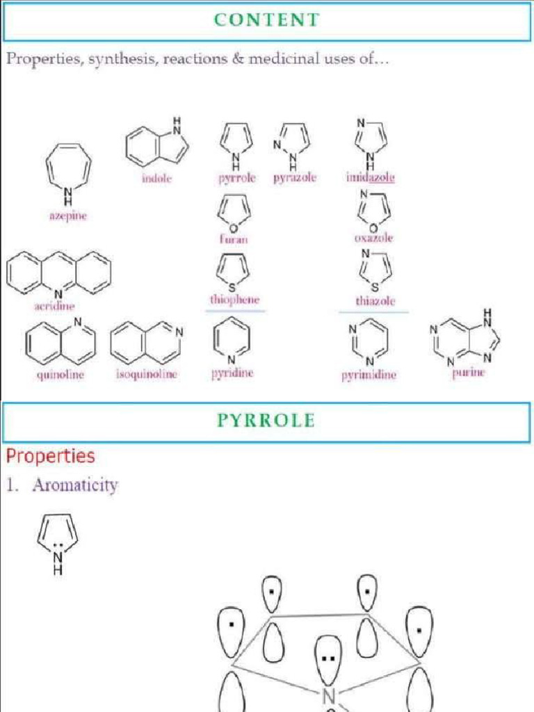 Pyrrole | PDF