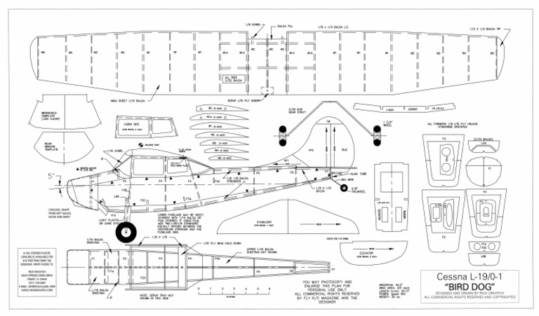 Cessna L19 Bird Dog Oz16033 | PDF
