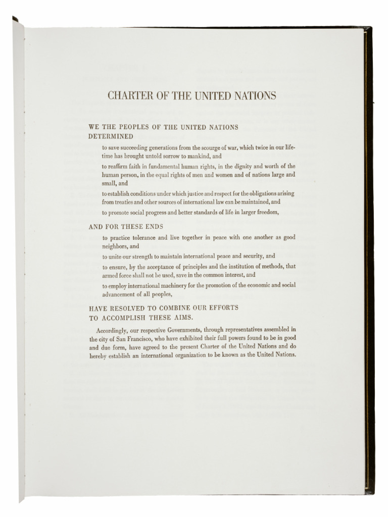 Un Charter | PDF