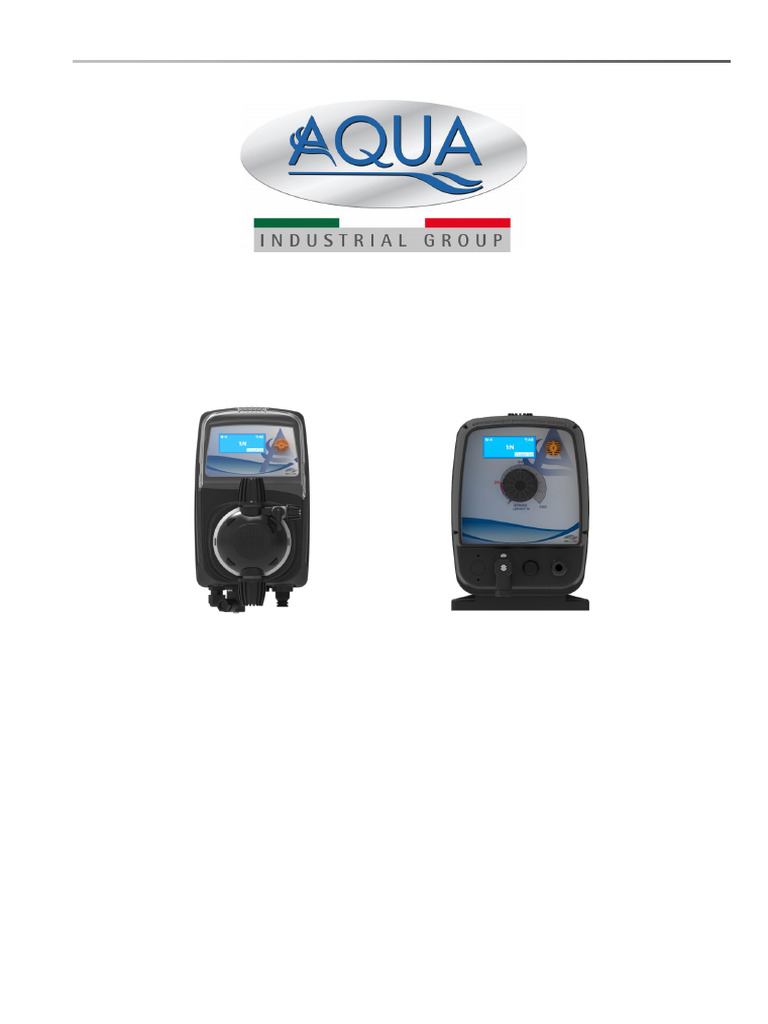 Dosing Pump HC151+ & HC200+ Manual | PDF | Menu (Computing) | Pump