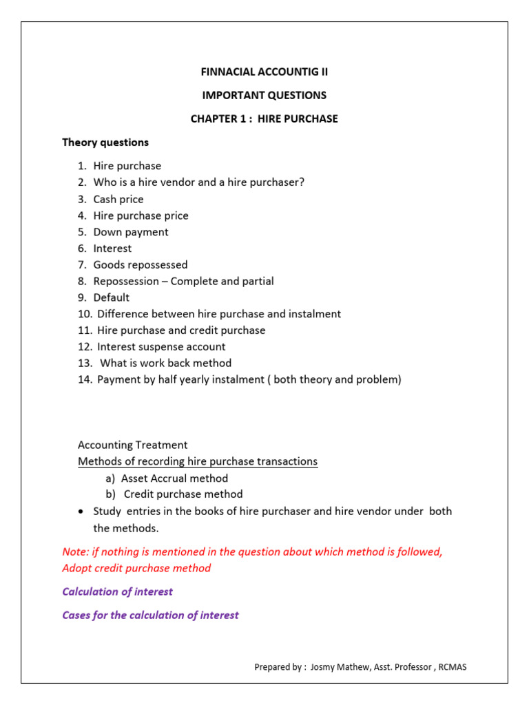 Financial Accounting: Key Concepts and Methods | PDF | Interest | Cash