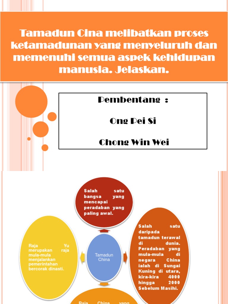 Tamadun Cina Melibatkan Proses Ketamadunan Yang Menyeluruh Dan Memenuhi Semua Aspek Kehidupan Manusia Jelaskan