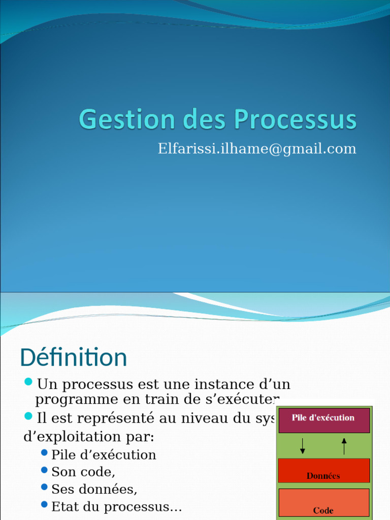Comprendre les processus en OS | PDF | Processus (informatique ...