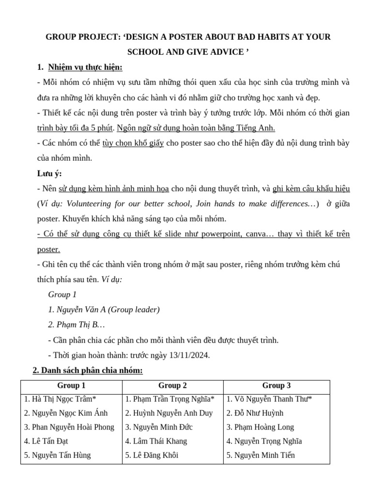 Group Project (7-6) | PDF