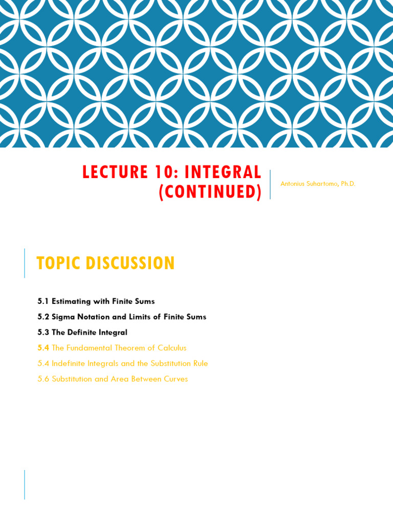 Evaluating Definite Integrals | PDF | Integral | Function (Mathematics)