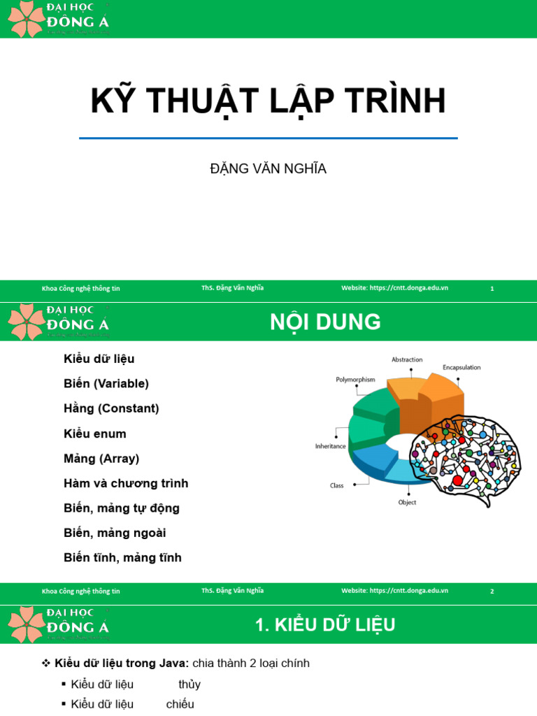 BG K Thut LP TRNH CHNG 3. HNG Bin V MNG | PDF