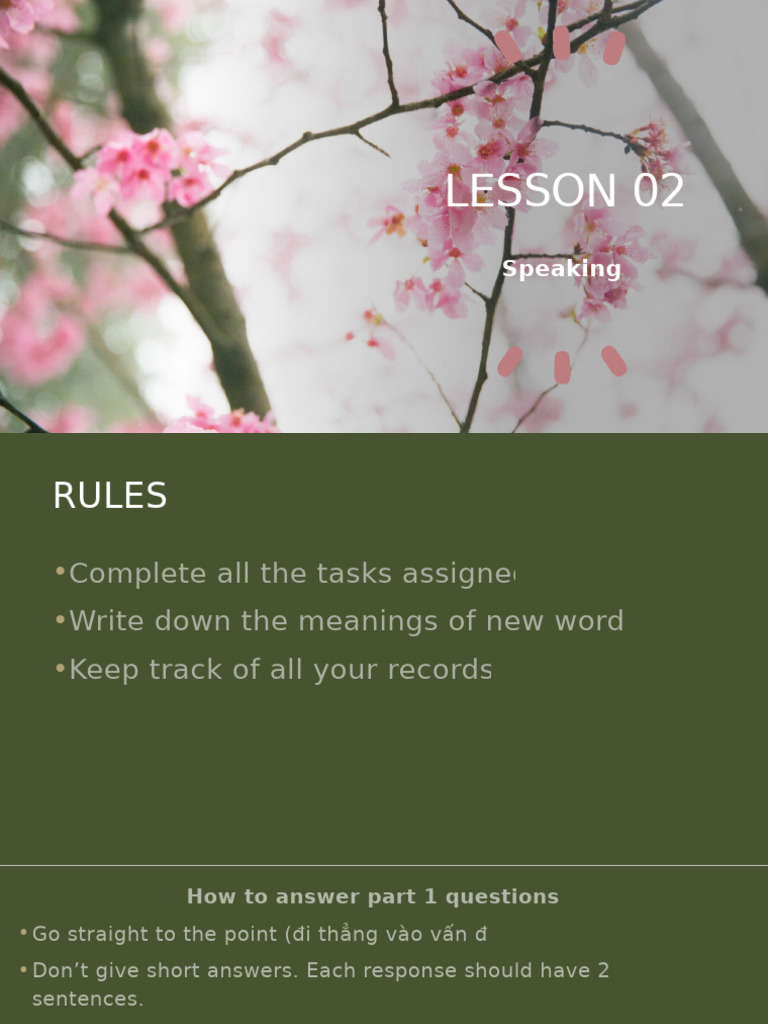 Speaking Skills and Travel Experiences Guide | PDF