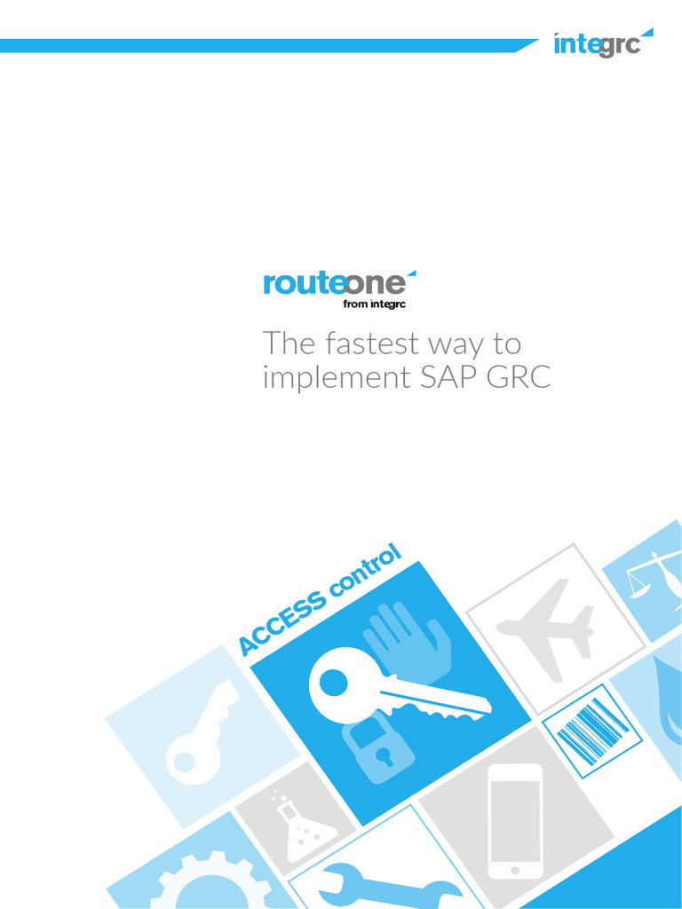 RouteONE: Streamlined GRC Access Control | PDF | Regulatory Compliance ...