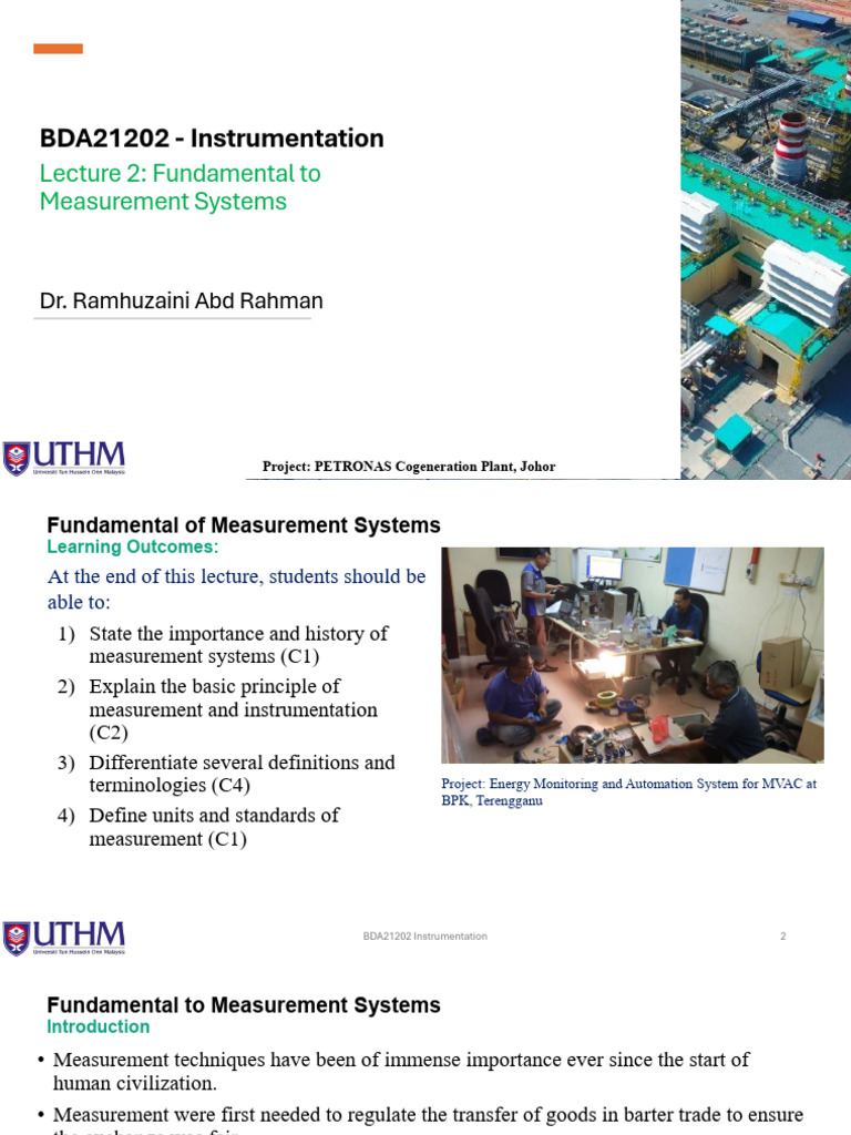Fundamentals of Measurement Systems | PDF | Instrumentation | Measurement