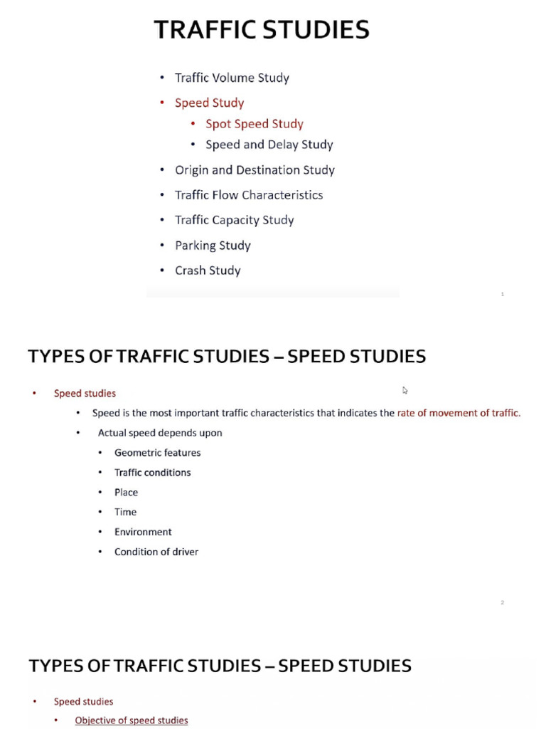 CHAPTER1 - Speed Study | PDF