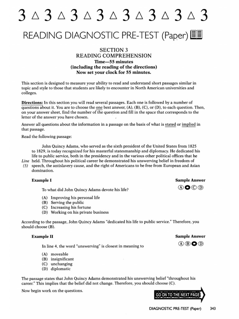 Pretest Reading 2024 | PDF