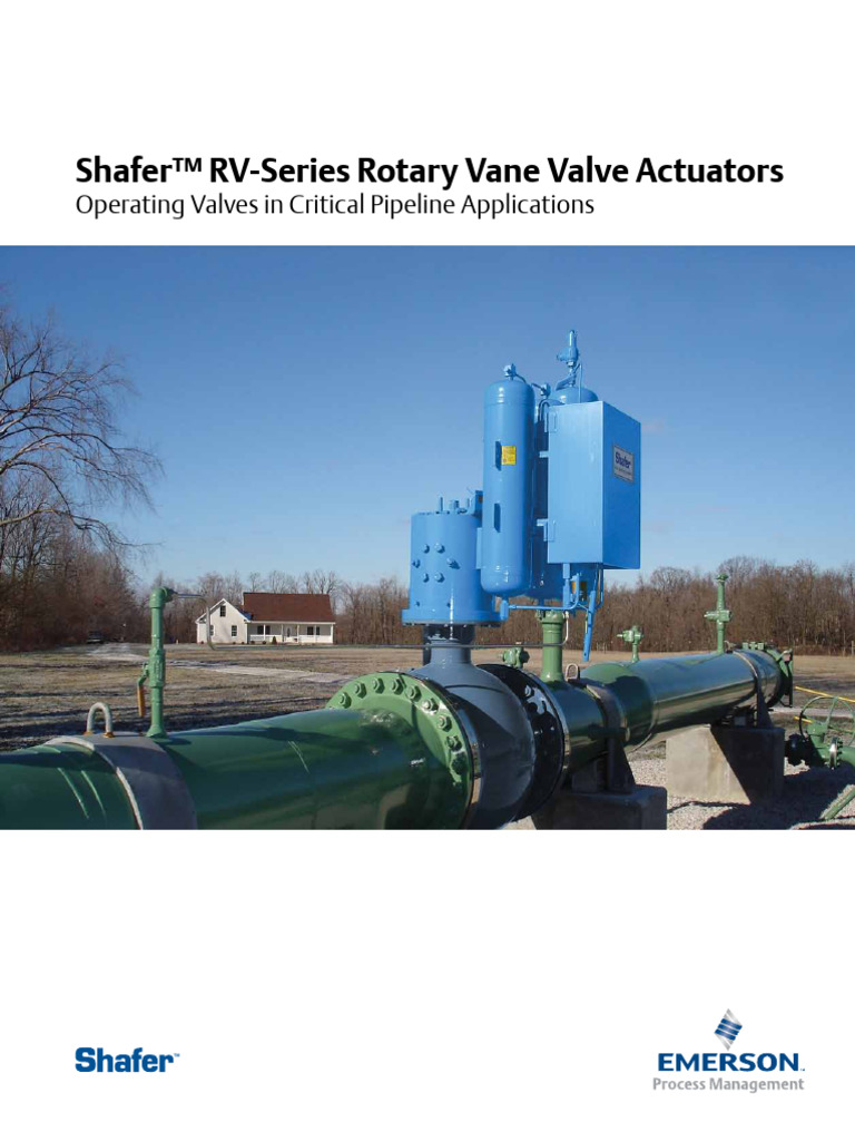 Shafer RV-Series Valve Actuators Overview | PDF | Valve | Actuator