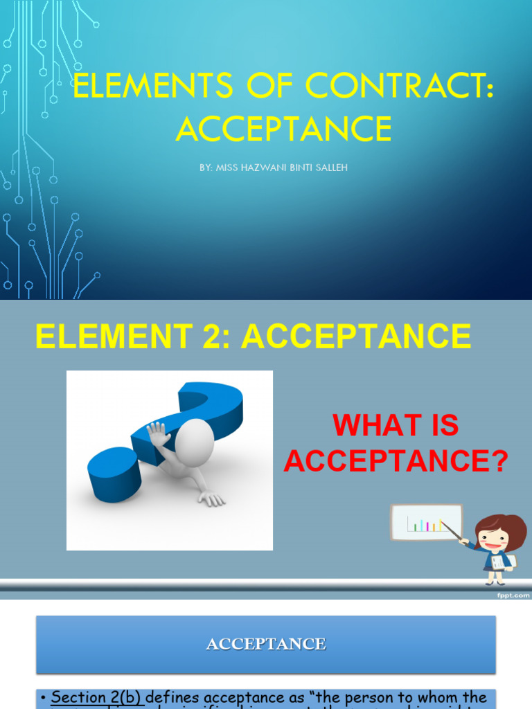 Chapter 2 Law of Contract - Acceptance | PDF | Offer And Acceptance ...