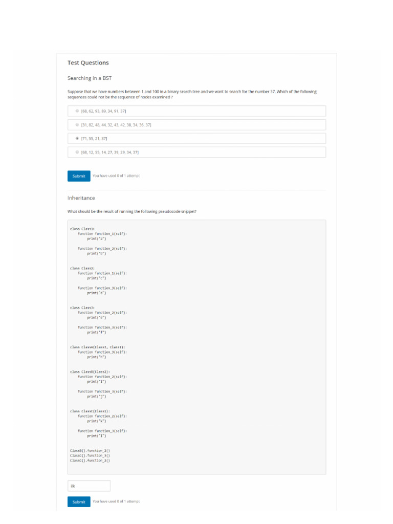 Arbisoft-2020 Fresh Grads Test | PDF